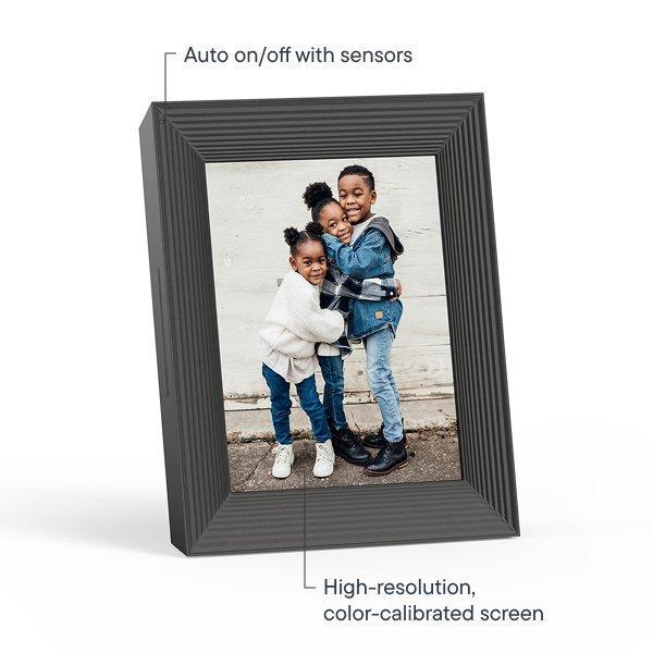 Image showing the front of Aura Graphite Mason Frame and highlighting it's features