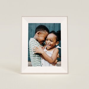 Select thumbnail: Image 0 of Aura Aspen Ink with White Mat Frame